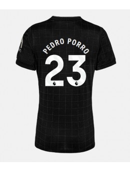Billige Tottenham Hotspur Pedro Porro #23 Bortedrakt Dame 2025-26 Kortermet